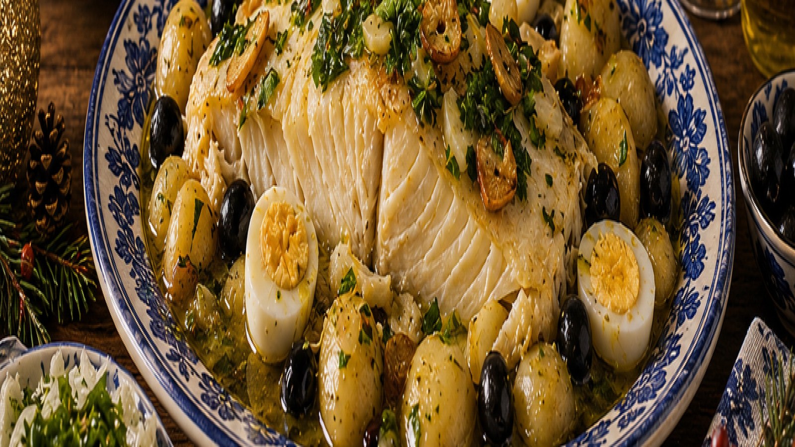 Foto do guia Menu portugues com bacalhau - cozinha portuguesa tradicional