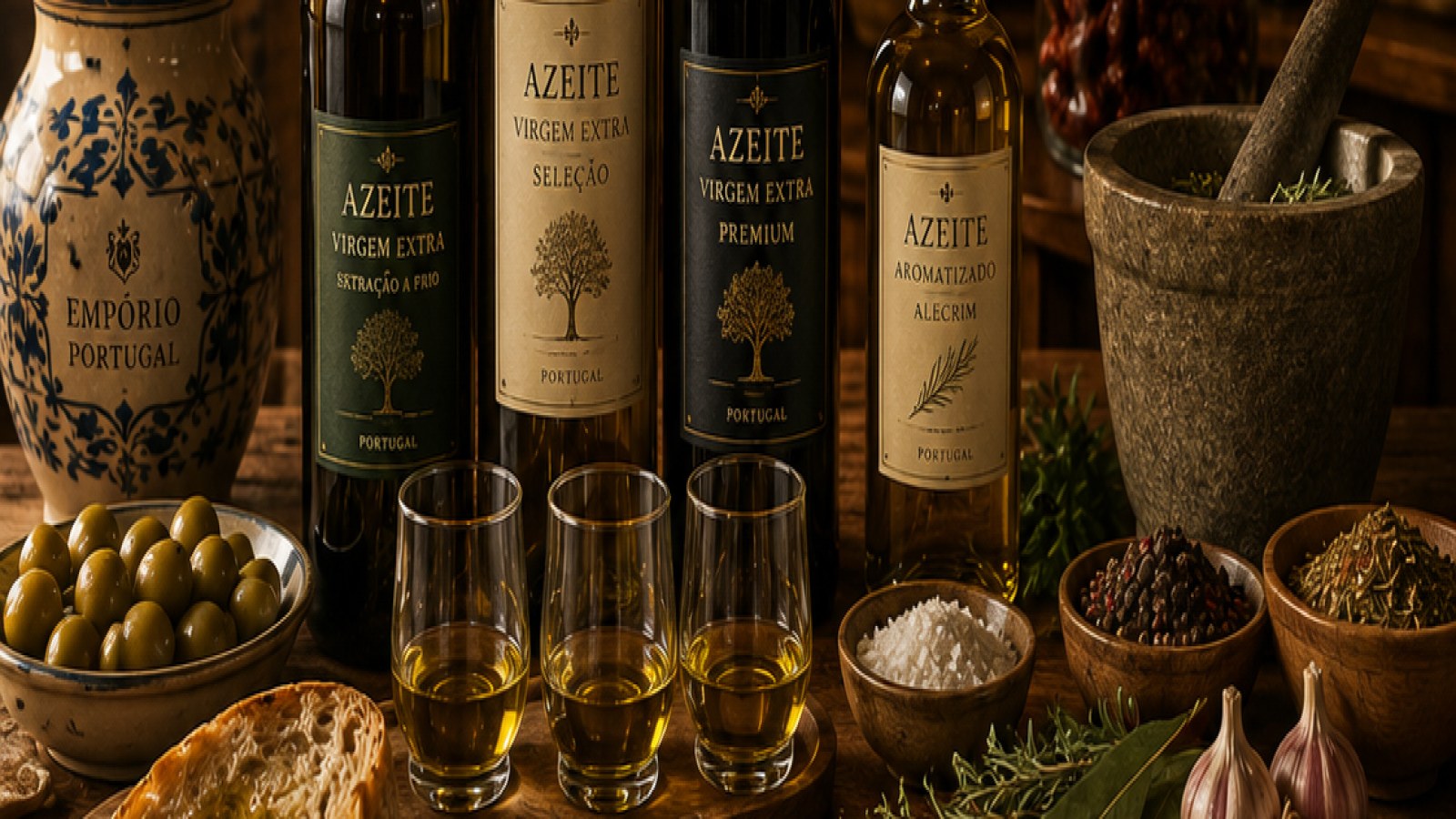Estado y validación comercial de la categoría de aceites y especias portugueses