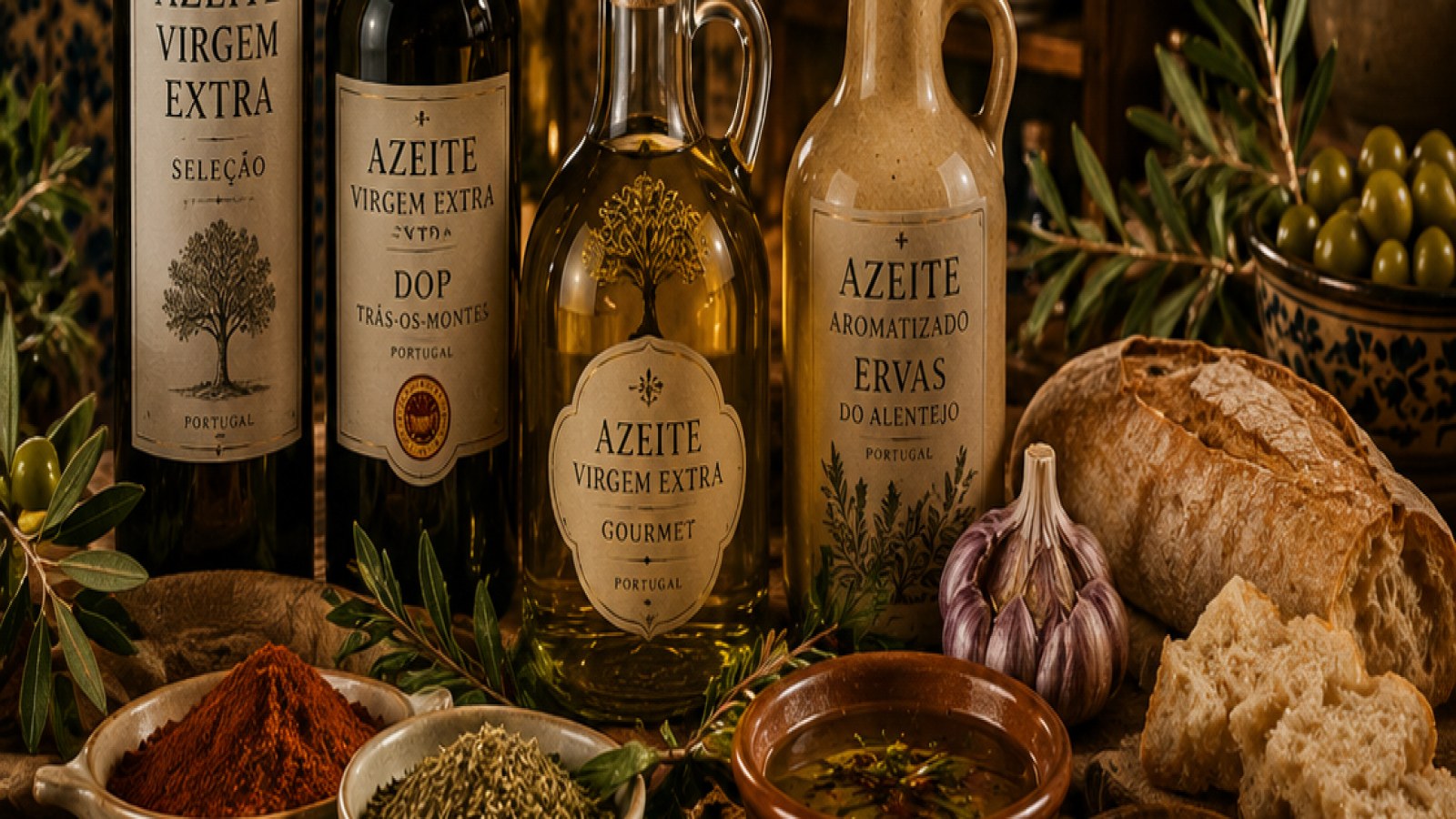 Aceites de oliva portugueses — curaduría editorial Empório Portugal