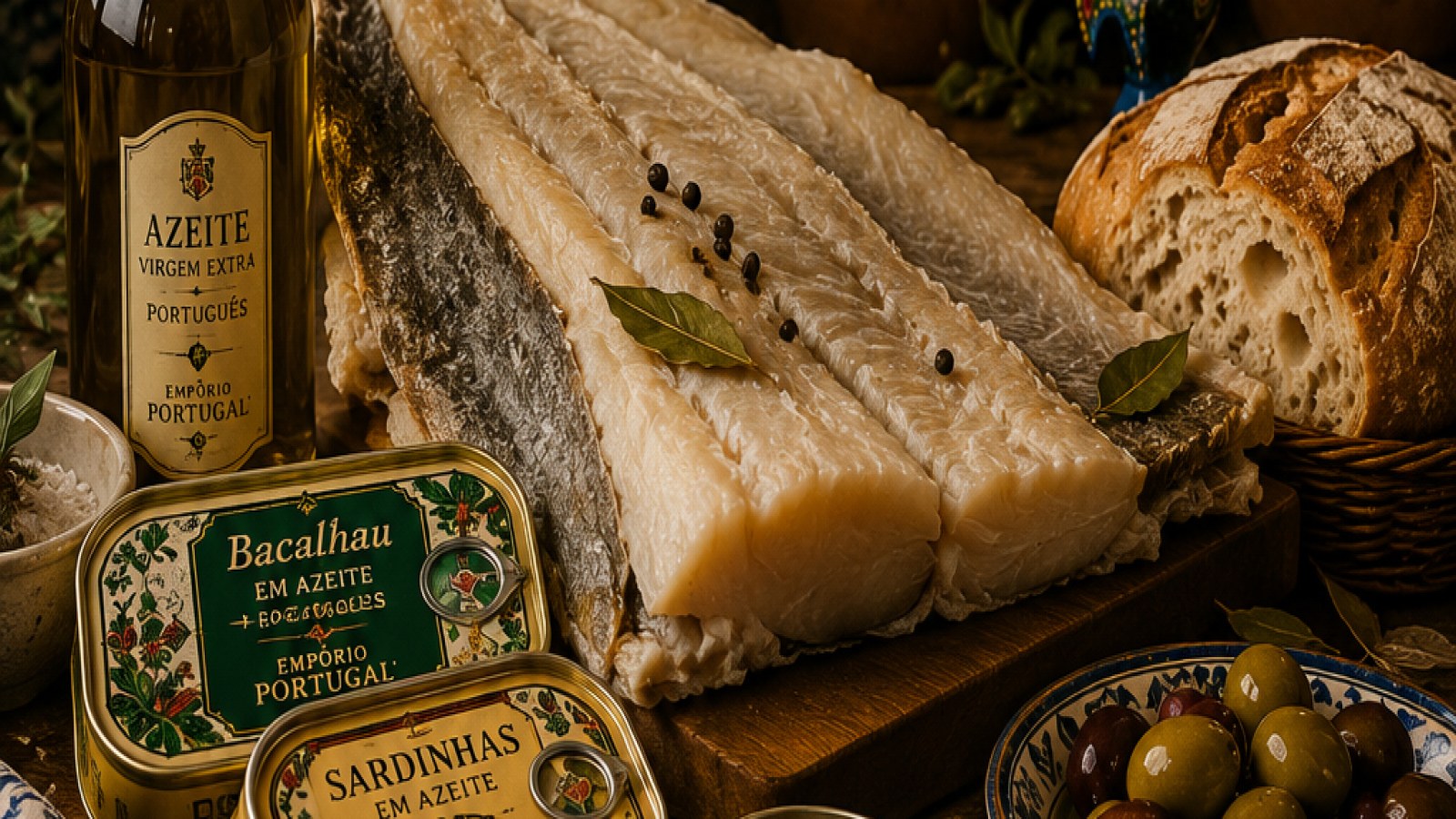 Bacalao y conservas — curaduría editorial Empório Portugal