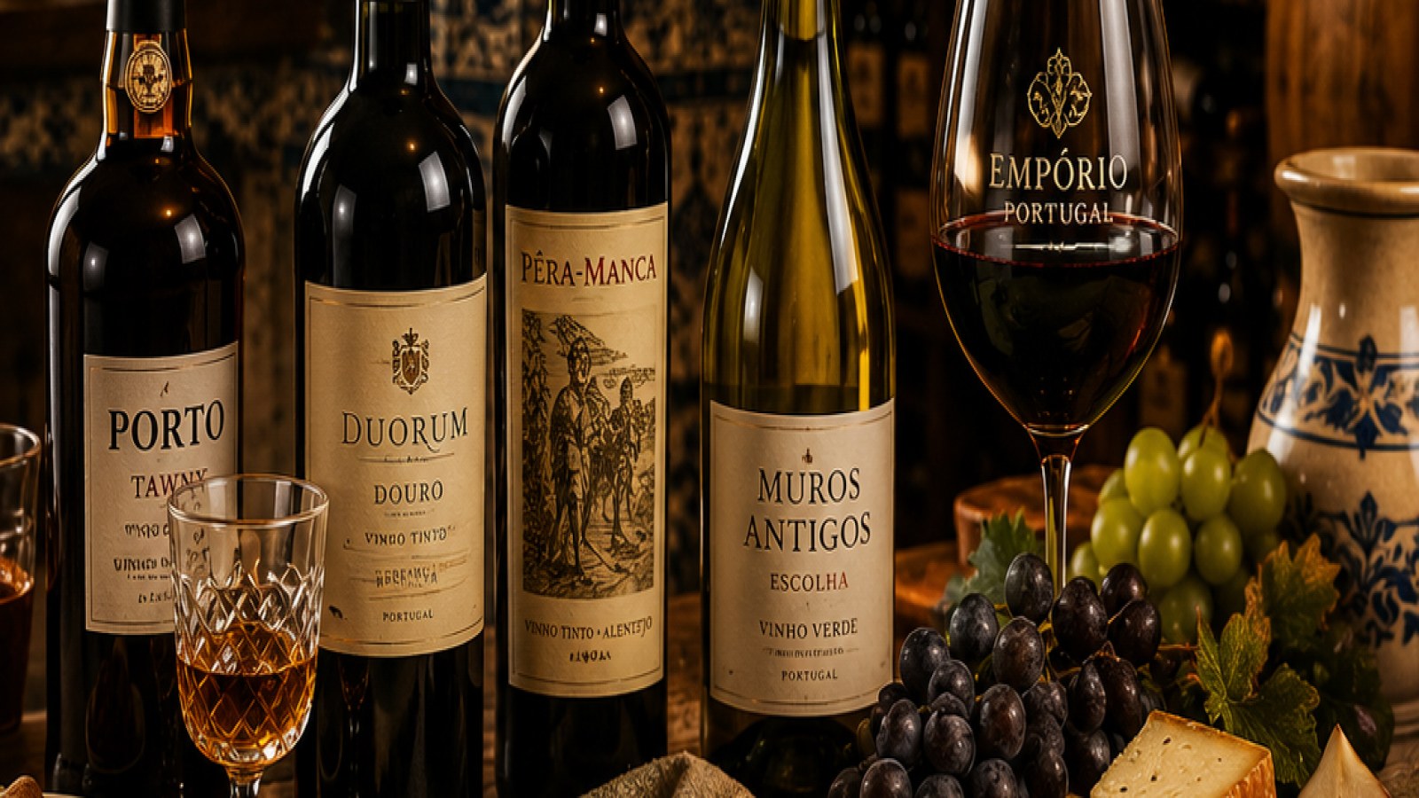 Vinos portugueses — curaduría editorial Empório Portugal