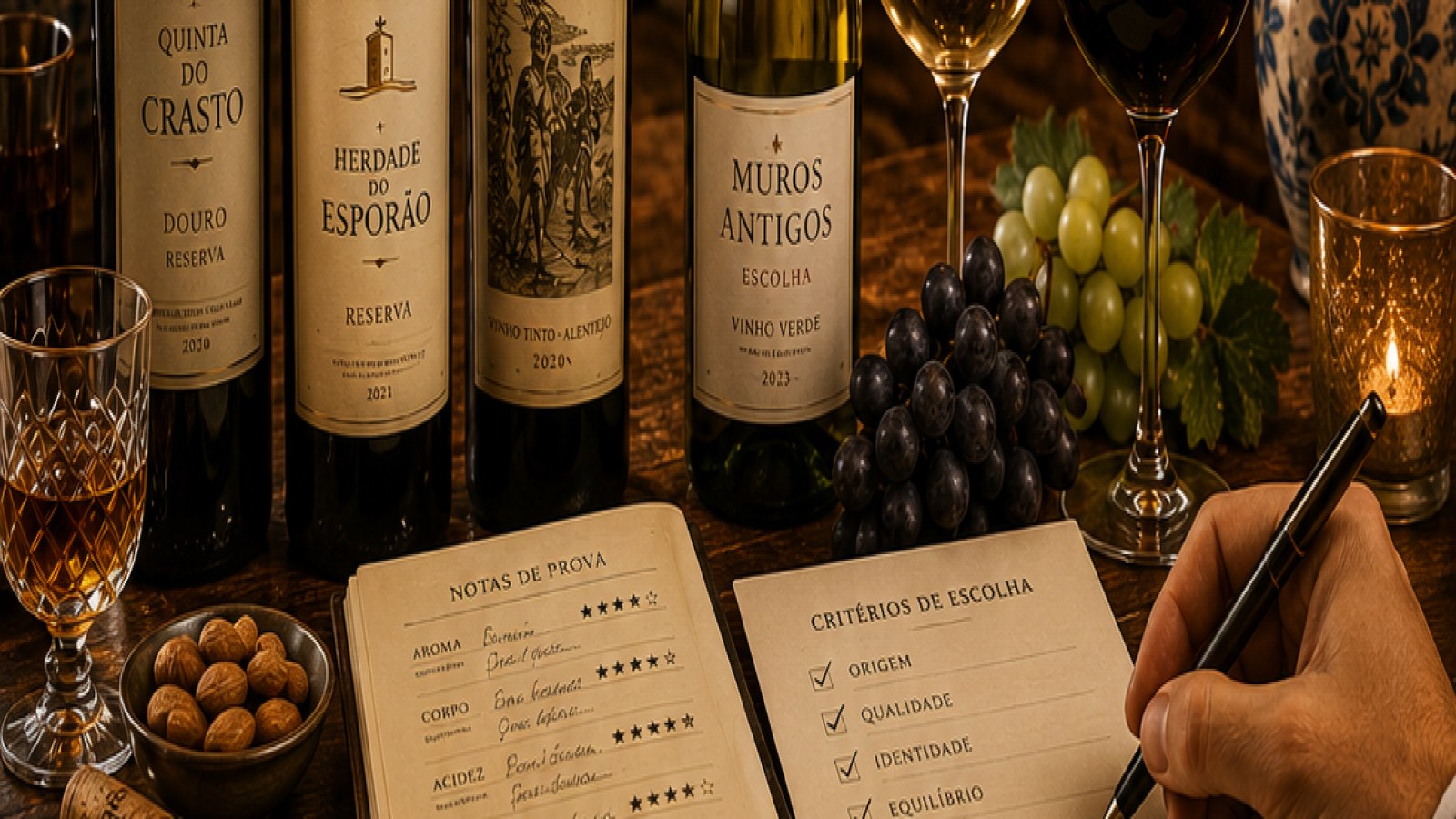 Criterios comerciales y editoriales para vinos y bebidas portuguesas