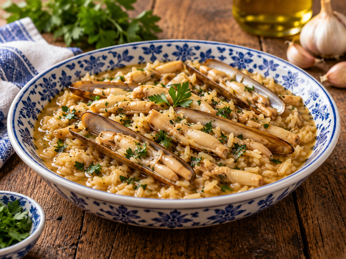 Foto de Arroz de lingueirão - receita portuguesa tradicional