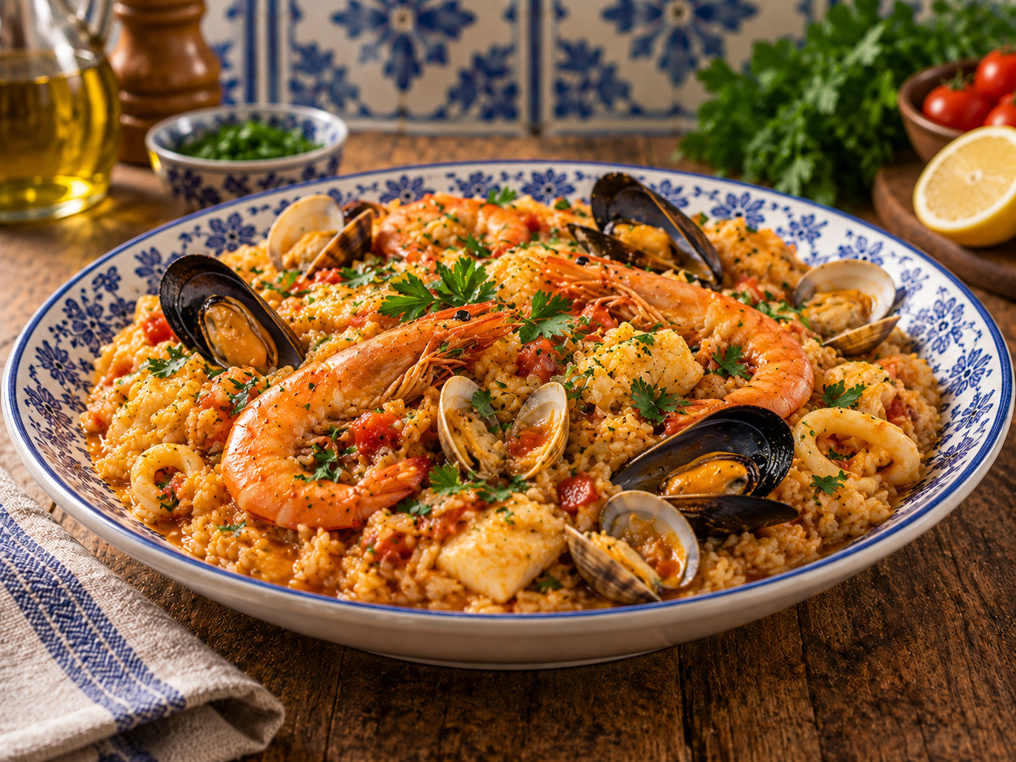 Foto de Arroz de marisco - receita portuguesa tradicional