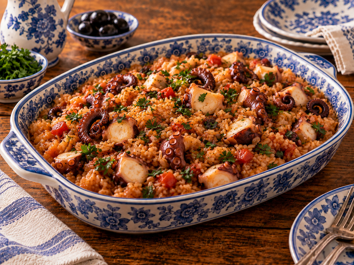 Foto de Arroz de polvo - receita portuguesa tradicional