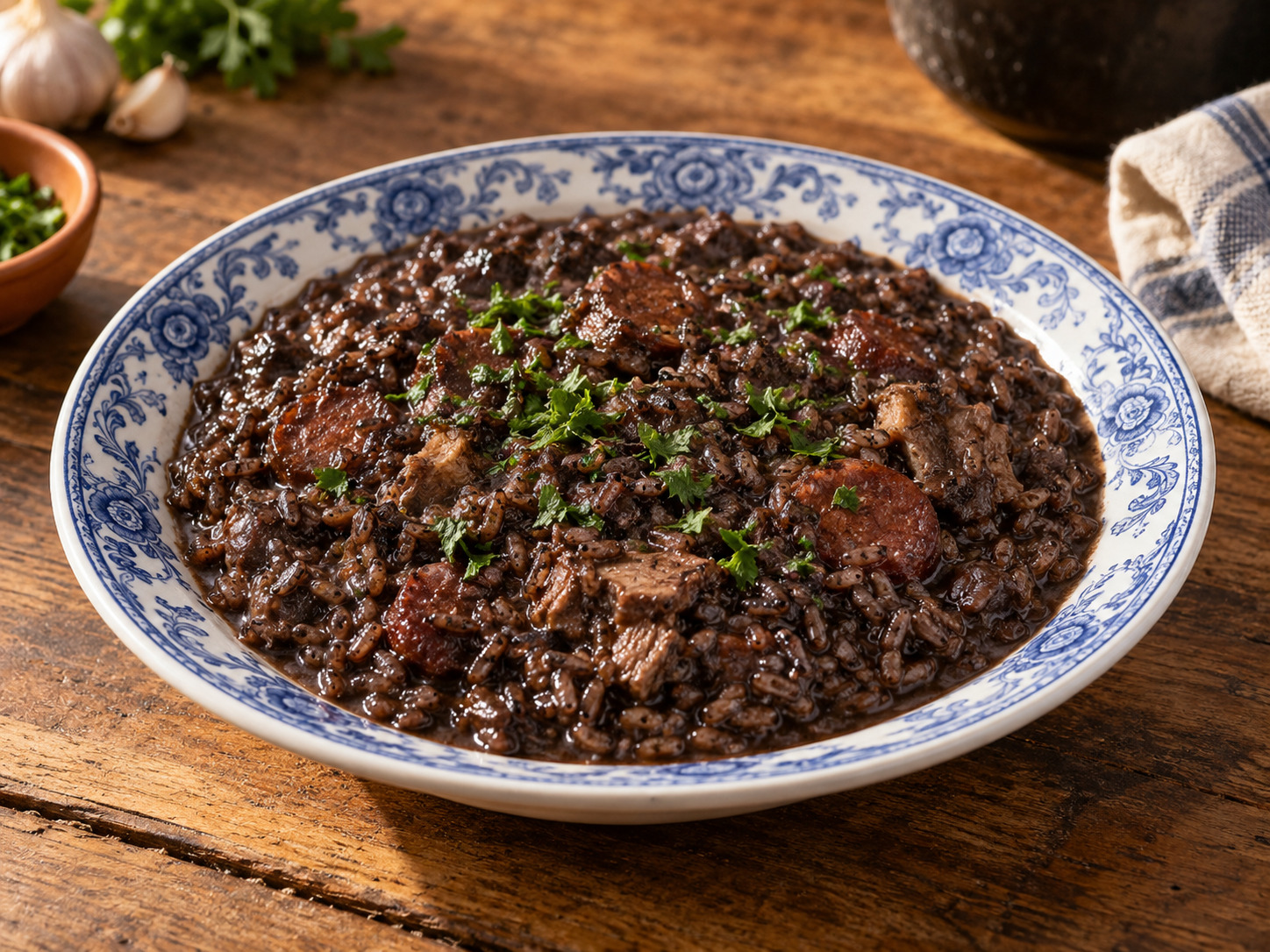 Foto de Arroz de sarrabulho - receita portuguesa tradicional
