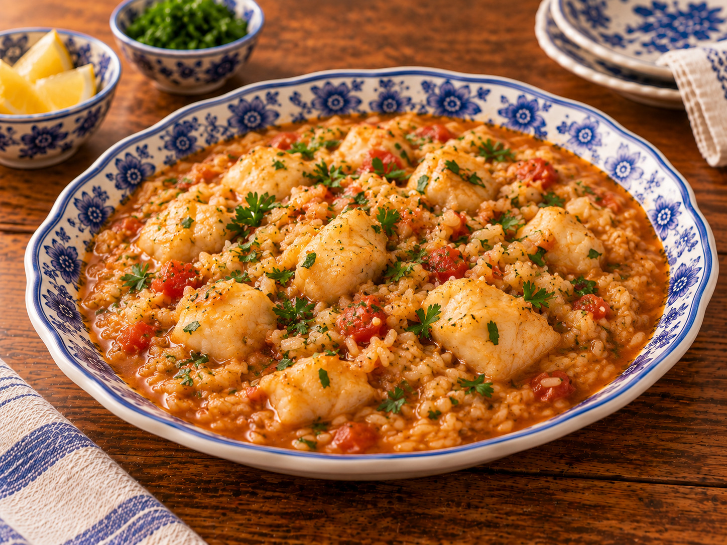 Foto de Arroz de tamboril - receita portuguesa tradicional