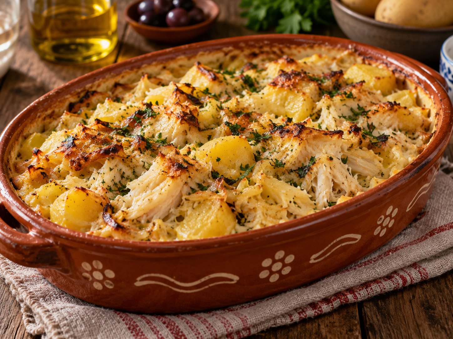 Foto de Bacalhau à Conde da Guarda - receita portuguesa tradicional