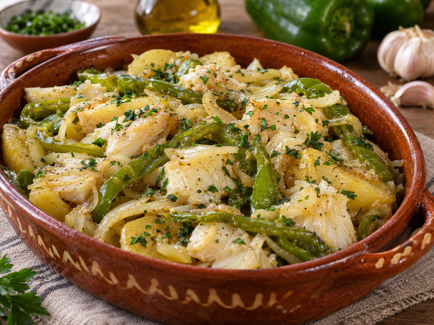 Foto de Bacalhau à moda dos Açores - receita portuguesa tradicional