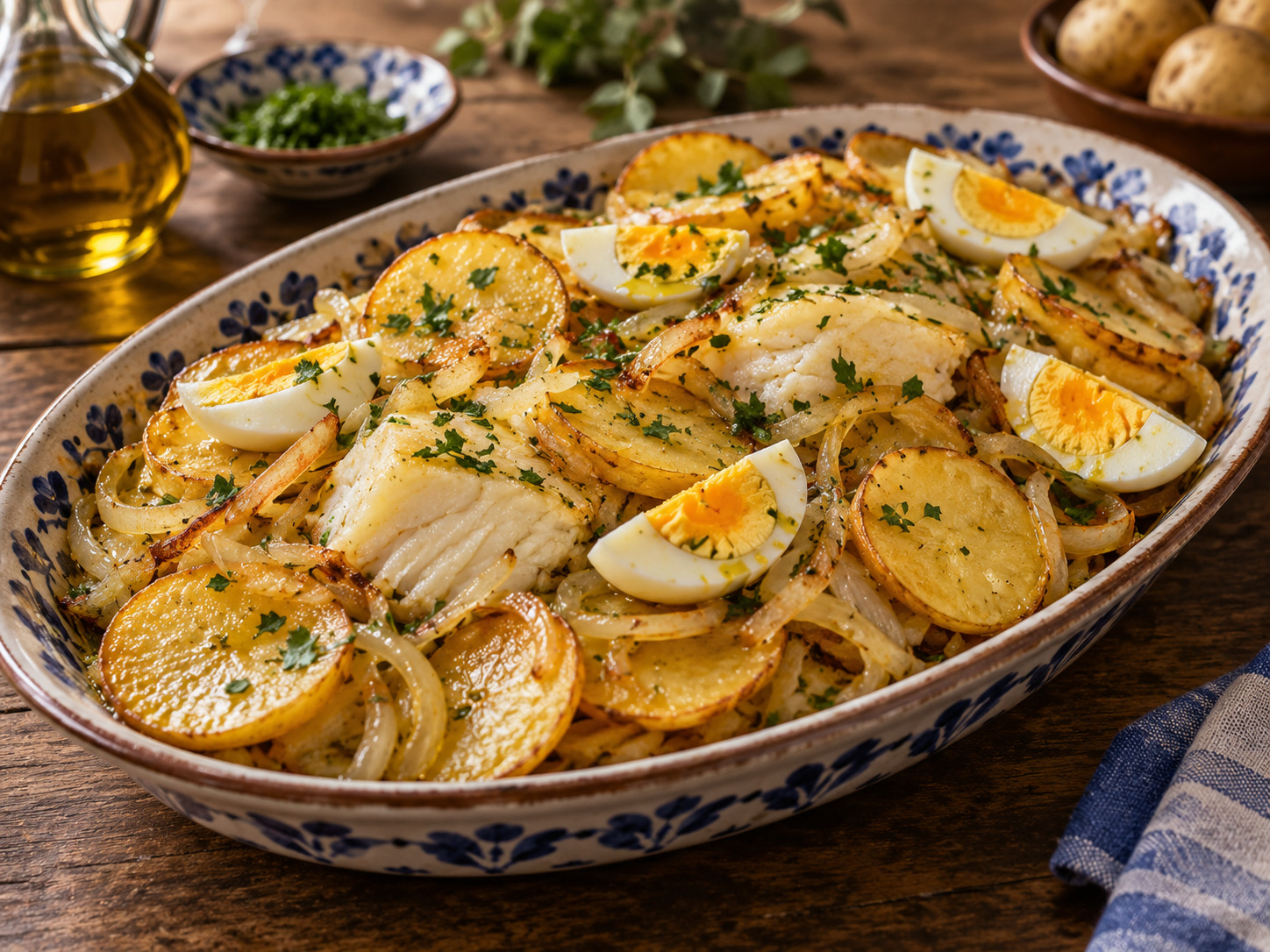 Foto de Bacalhau à Narcisa - receita portuguesa tradicional
