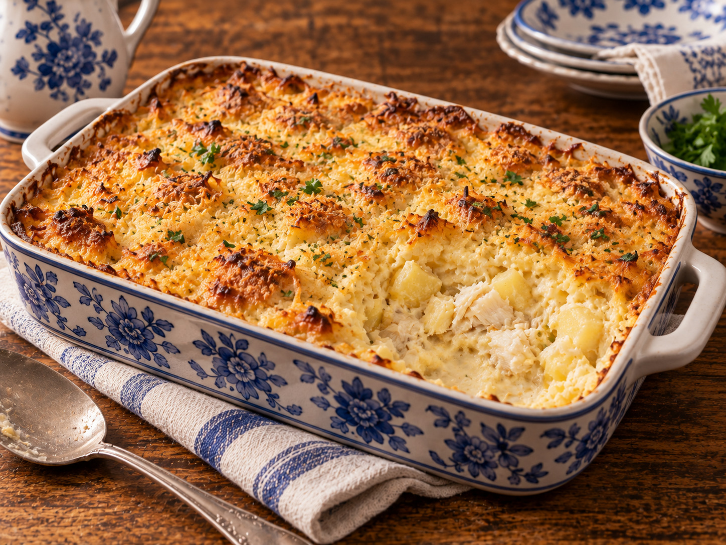 Foto de Bacalhau com natas - receta portuguesa tradicional