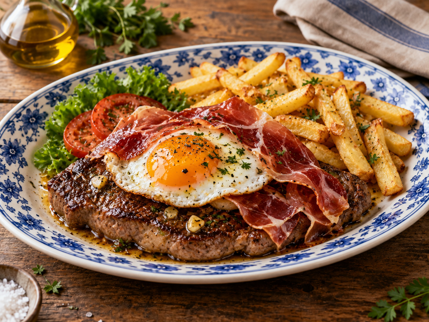 Foto de Bife à portuguesa - receita portuguesa tradicional