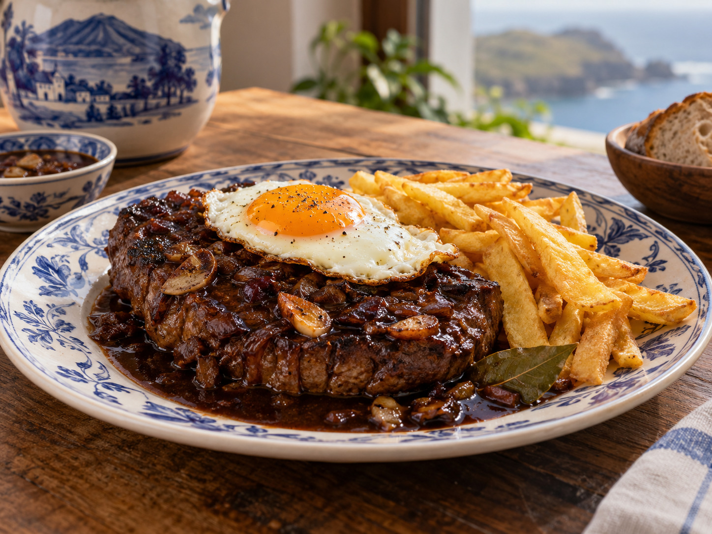 Foto de Bife à regional dos Açores - receita portuguesa tradicional