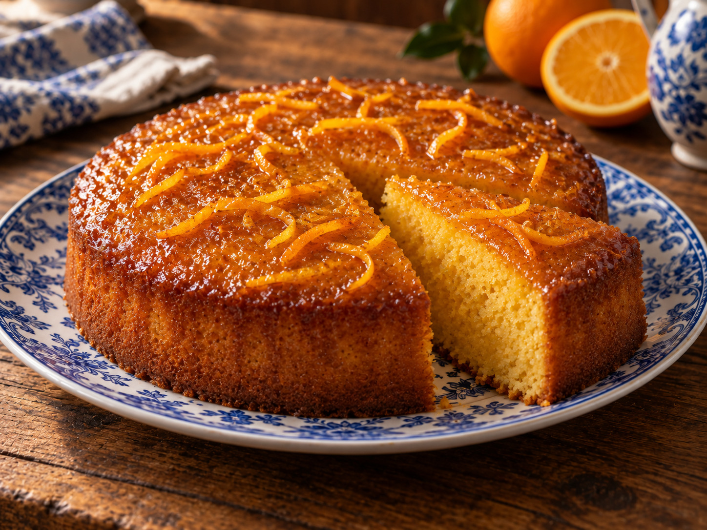Foto de Bolo de laranja à portuguesa - dulce portugués tradicional
