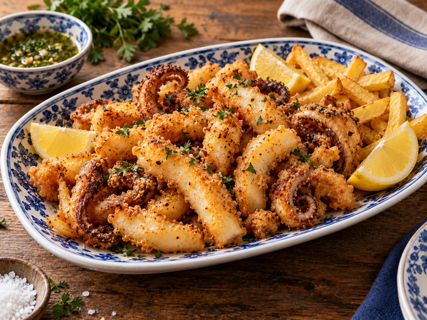 Foto de Chocos fritos à moda de Setúbal - receita portuguesa tradicional
