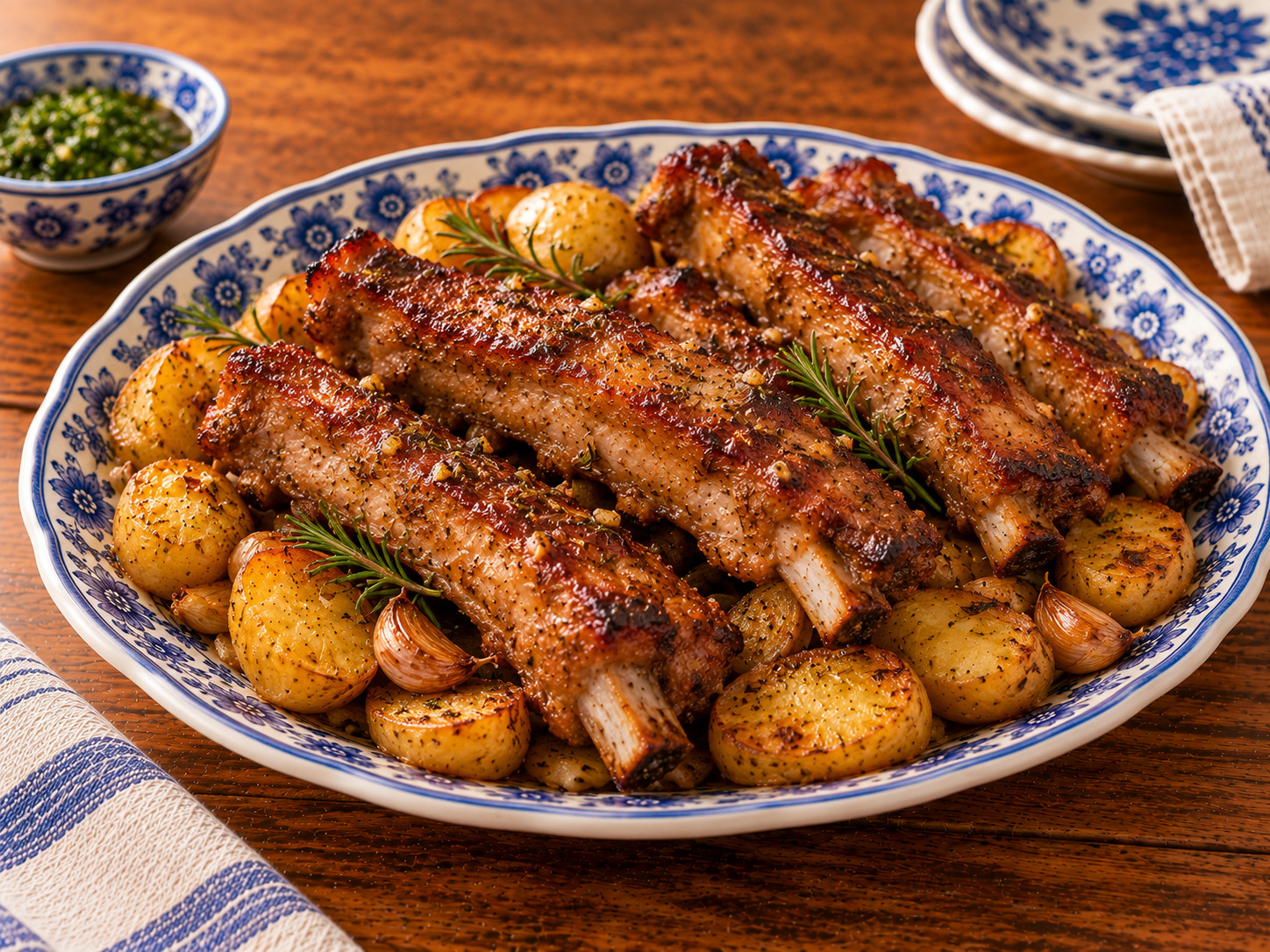 Foto de Entrecosto no forno - receita portuguesa tradicional