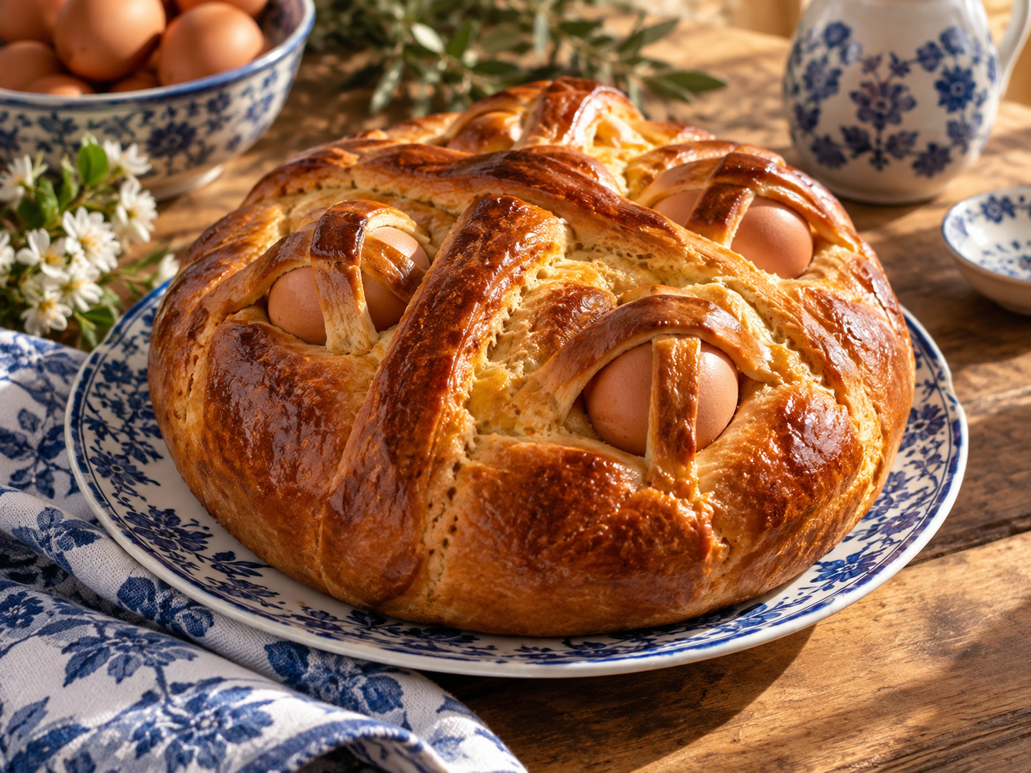 Foto de Folar da Páscoa - receita portuguesa tradicional