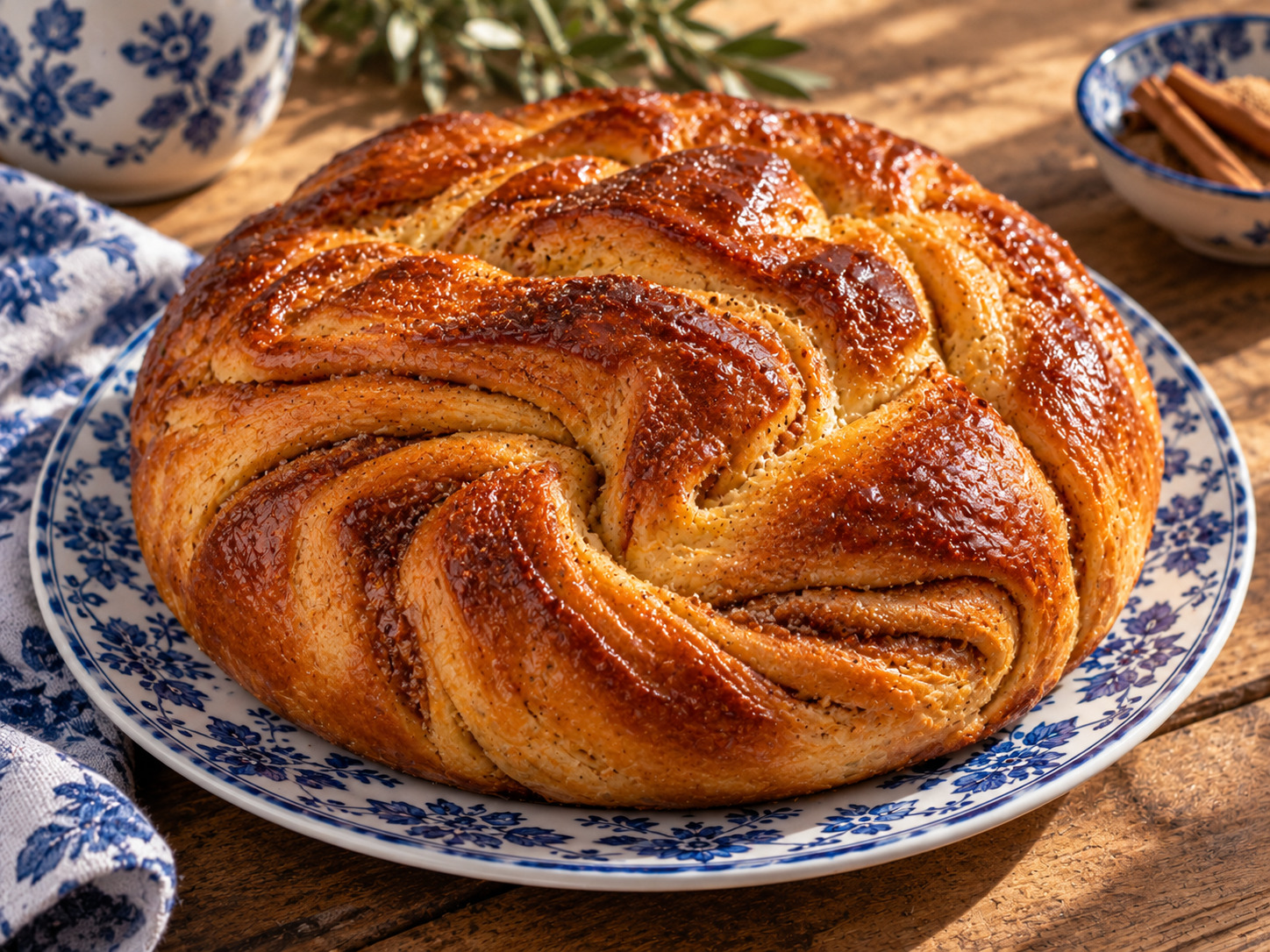 Foto de Folar de Olhão - receita portuguesa tradicional