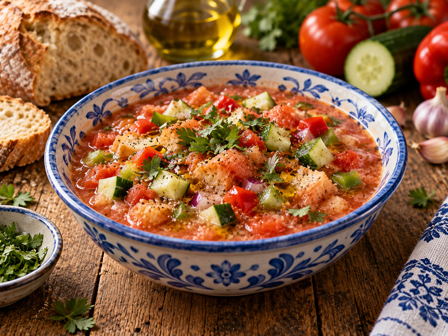 Foto de Gaspacho alentejano - receita portuguesa tradicional
