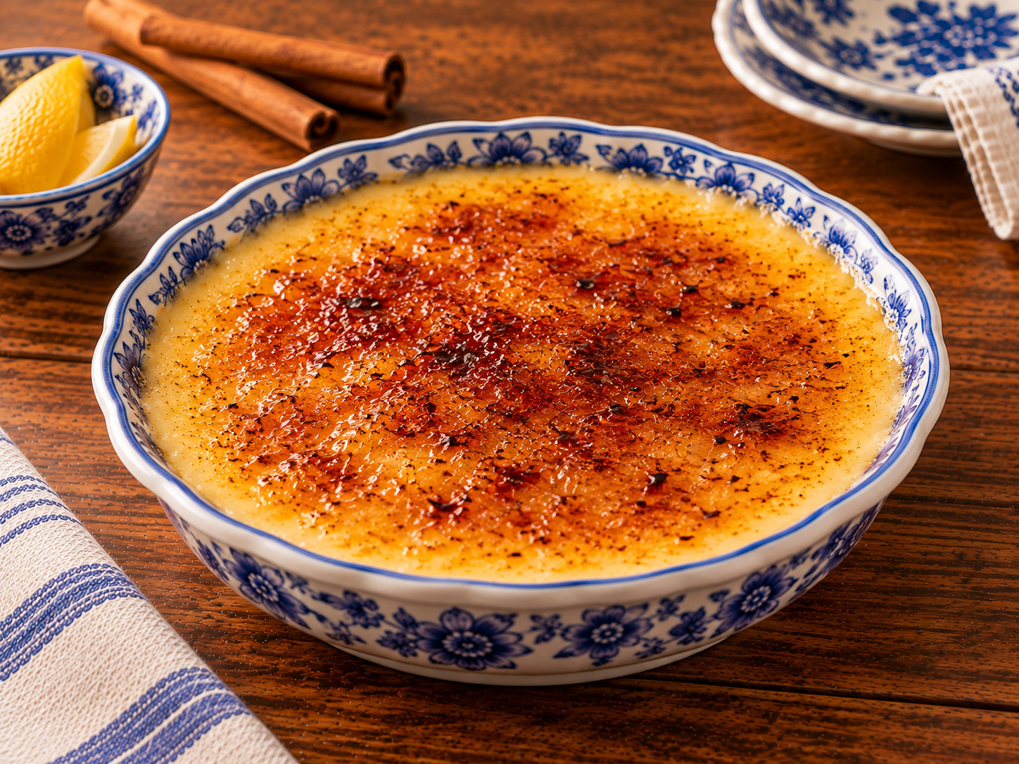 Foto de Leite-creme português - dulce portugués tradicional