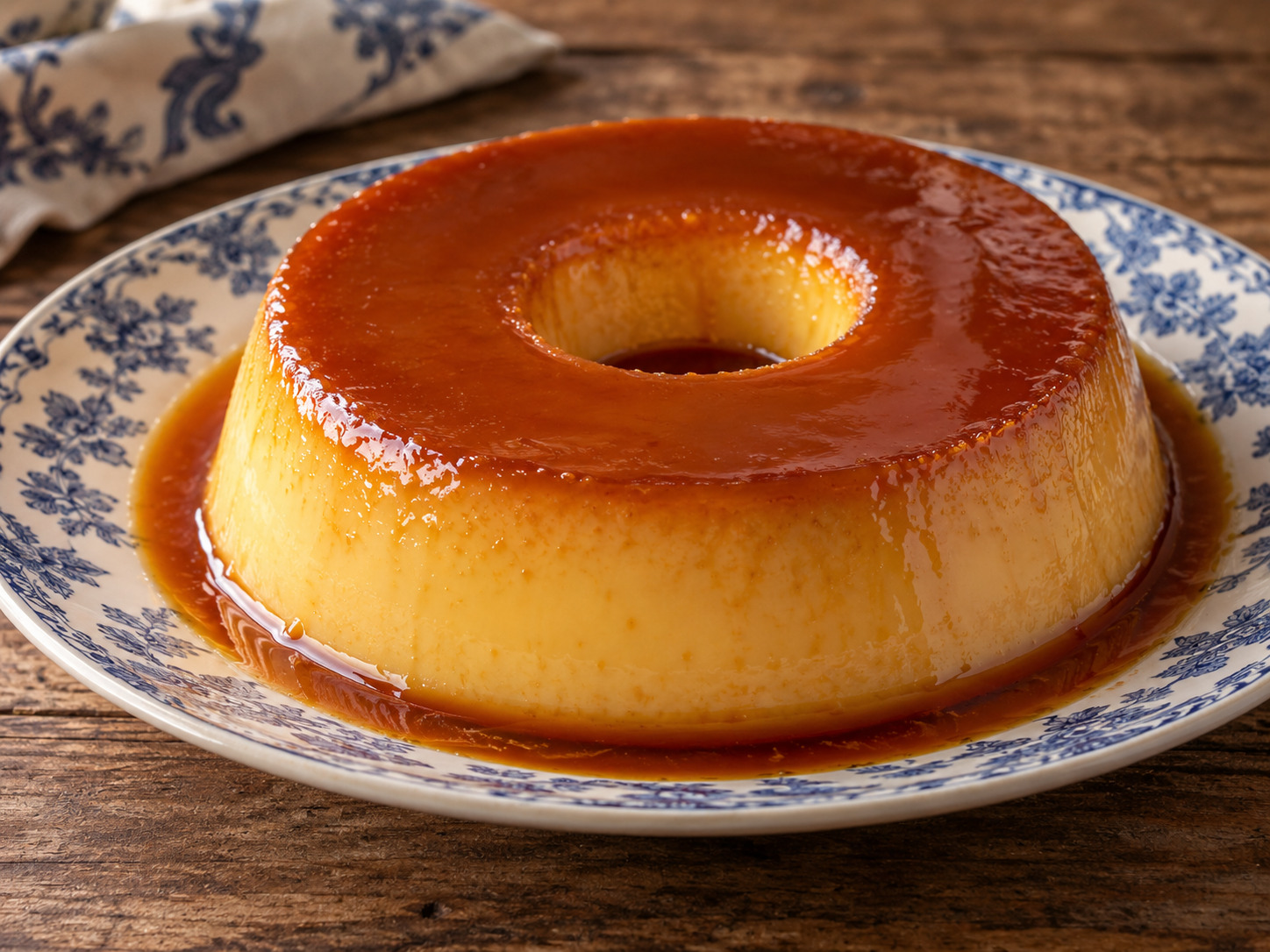 Foto de Pudim de ovos português - dulce portugués tradicional