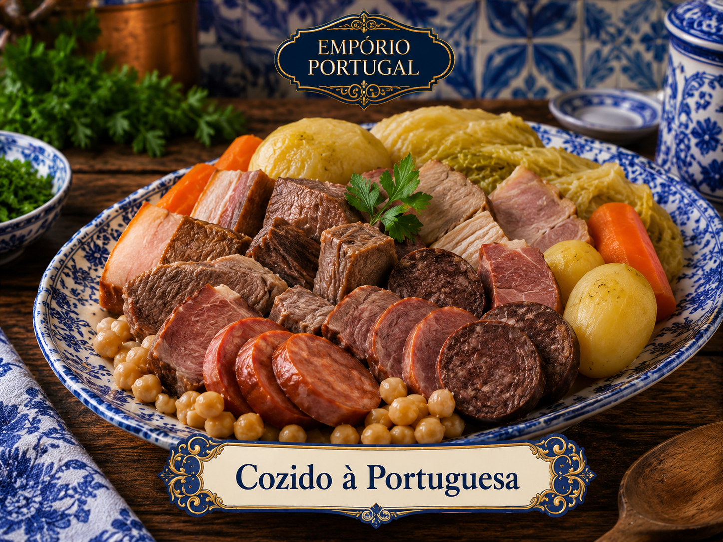 Ilustração editorial da categoria Carnes e forno