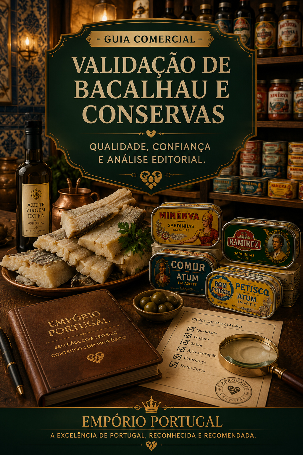 Processo de validação comercial para bacalhau e conservas portuguesas