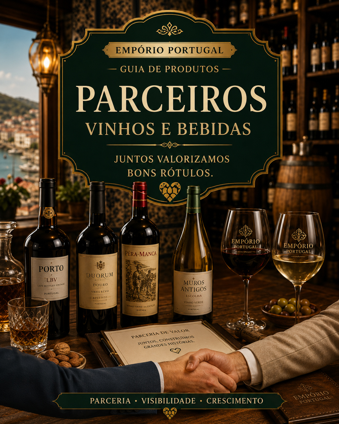 Convite a parceiros e vendedores de vinhos e bebidas portuguesas