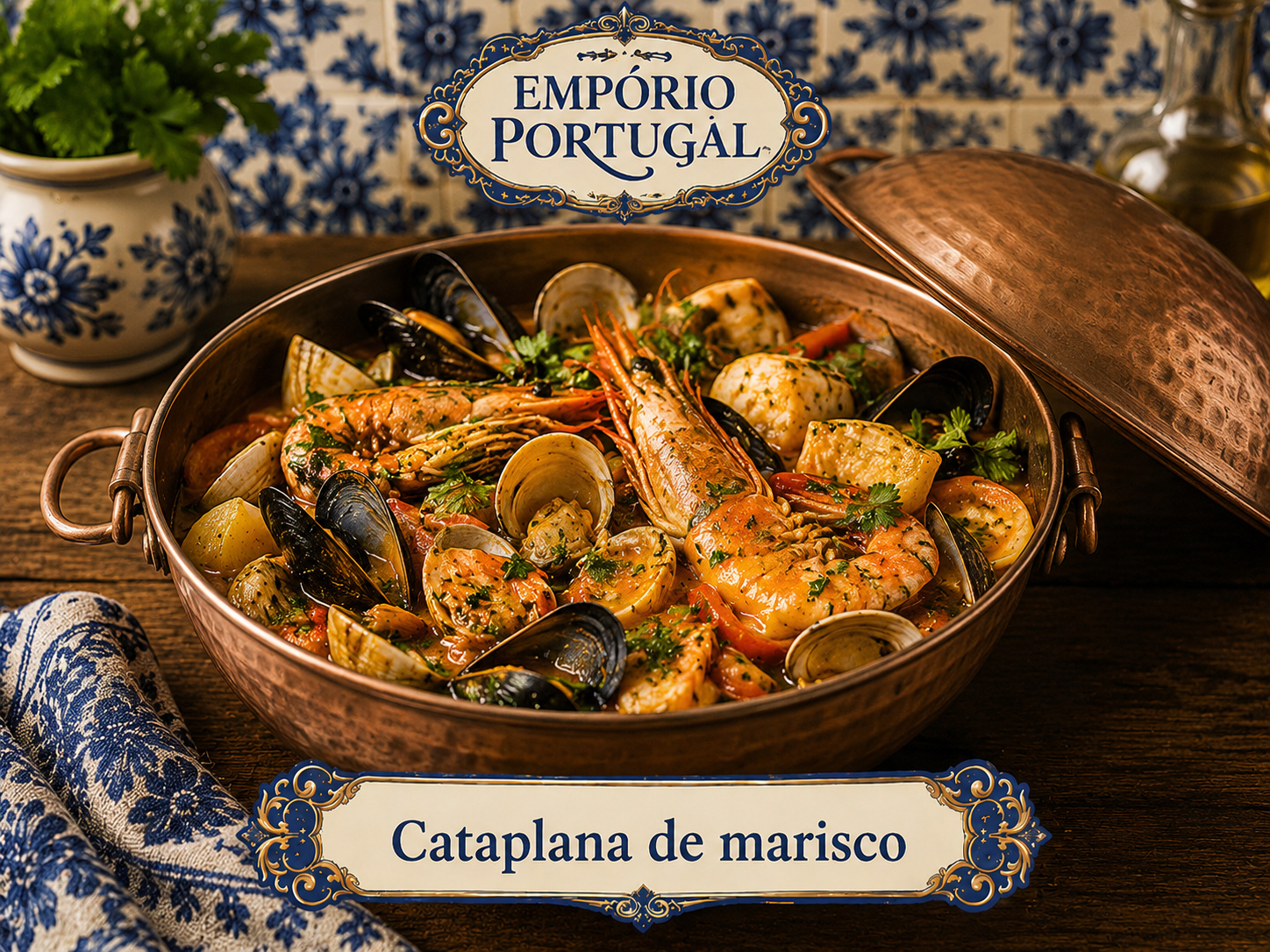 Foto de Cataplana de marisco - receita portuguesa tradicional