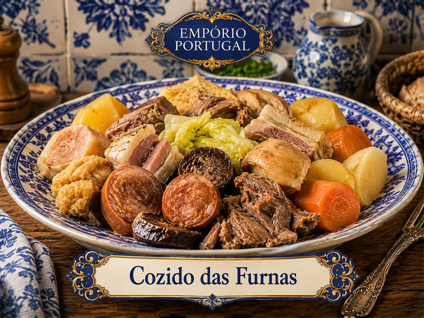 Foto de Cozido das Furnas - receita portuguesa tradicional