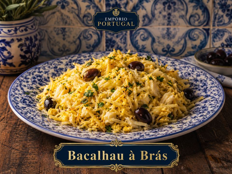 Foto de Bacalhau à Brás - receita portuguesa tradicional